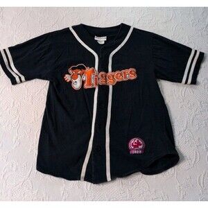 Walt Disneyland Tiggers Tigger Tiger Baseball Jersey SMALL Y2k Winnie the Pooh